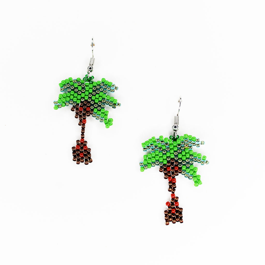 beaded-palm-tree-earrings- GIN & JACQIE
