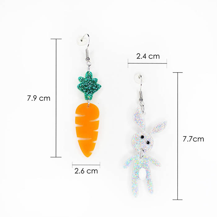 Bunny Rabbit and Carrot freeshipping - GIN & JACQIE