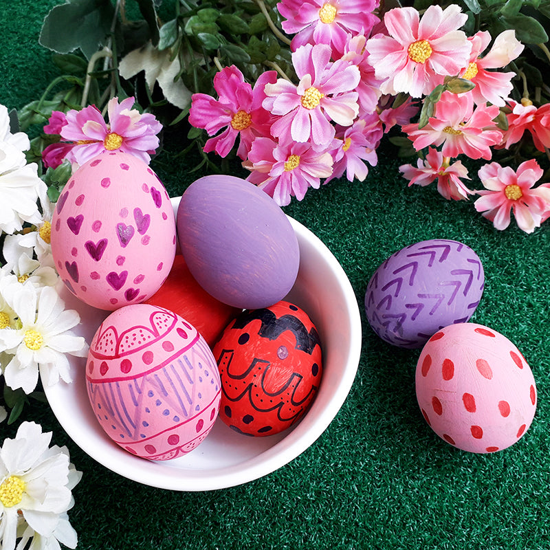 We made our own Easter eggs this year!