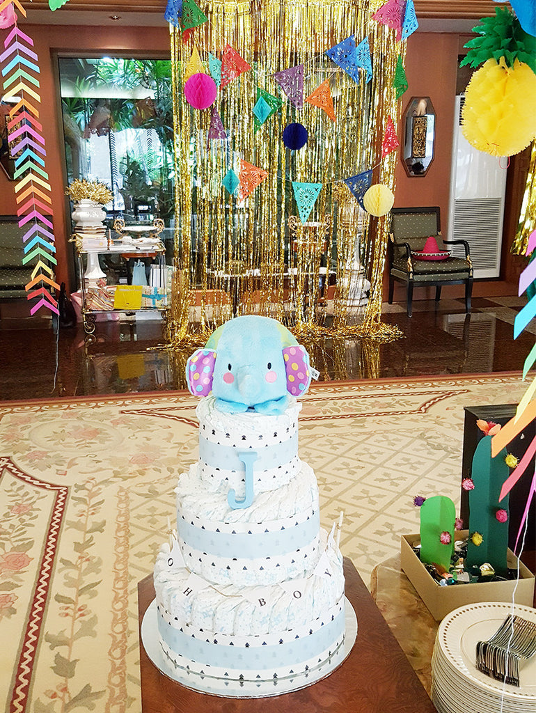 How to make a simple diaper cake