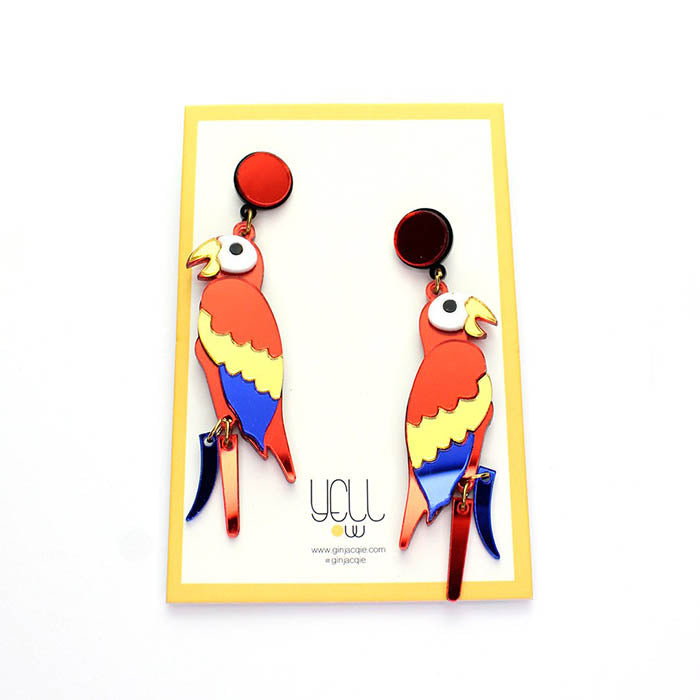 Colorful Parrot freeshipping - GIN & JACQIE