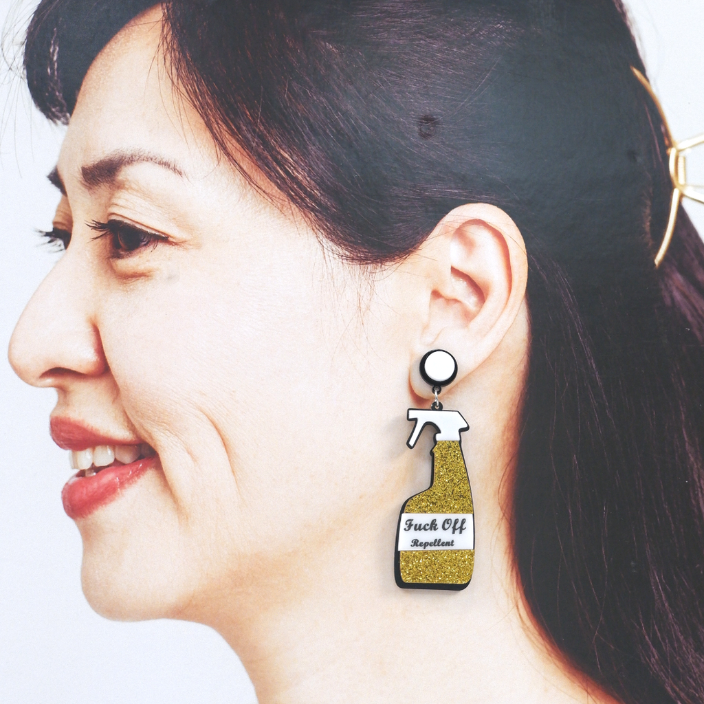 Spray Repellent Earring