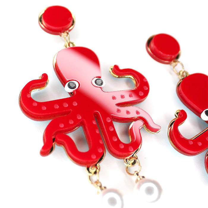 Red Octopus freeshipping - GIN & JACQIE